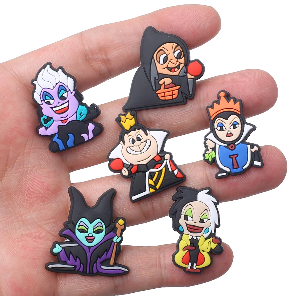 1 шт., ролевая серия злодеев из фильма, подвески для обуви, аксессуары, украшения для обуви, подходят для браслета, классические подвески-сабо, подарок для вечеринки