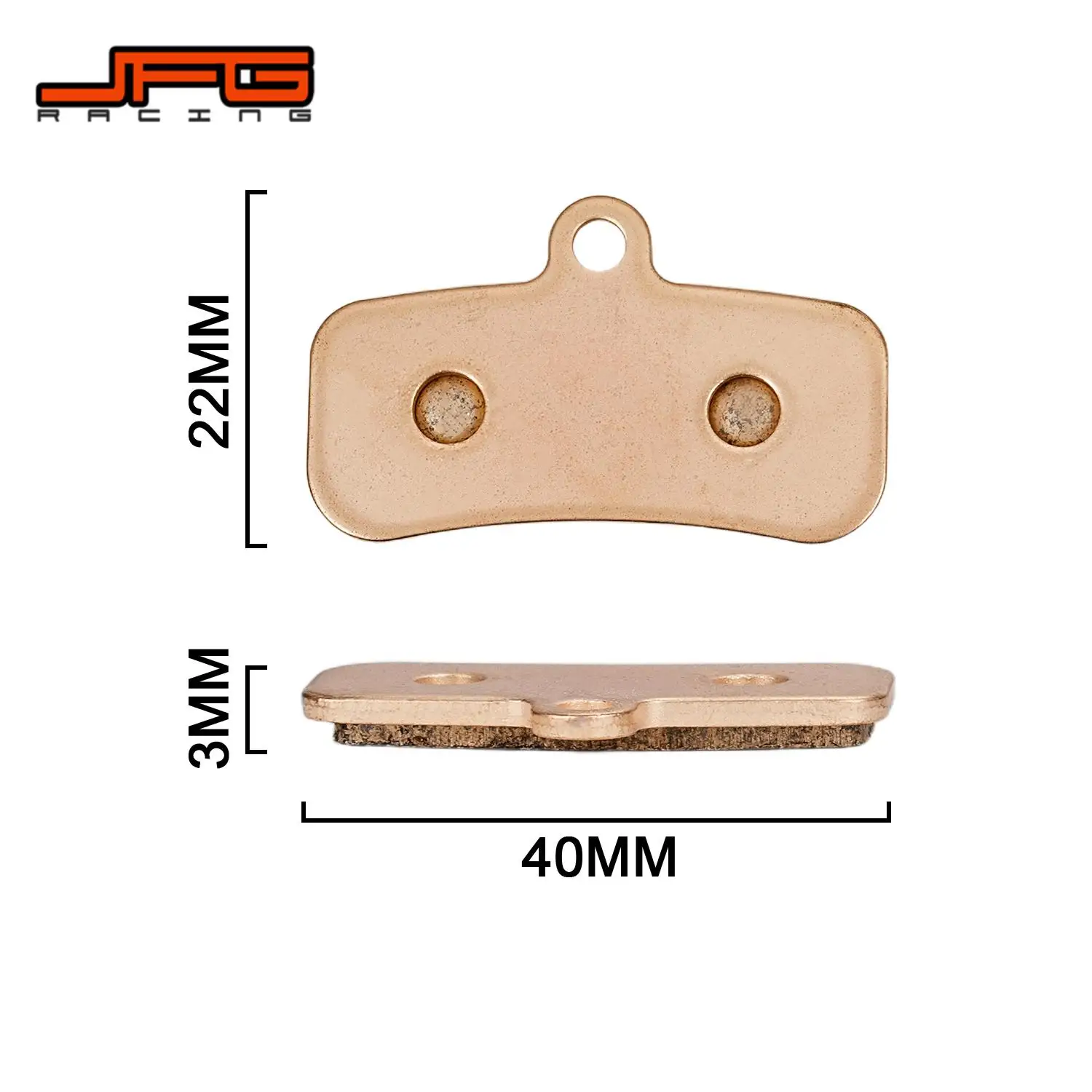 For Rawrr Mantis X Brake Pads 1 Pair All Copper Based Metal Electric Dirt Bike E-Bikes Motorcycles Accessories Mantis X Upgrades