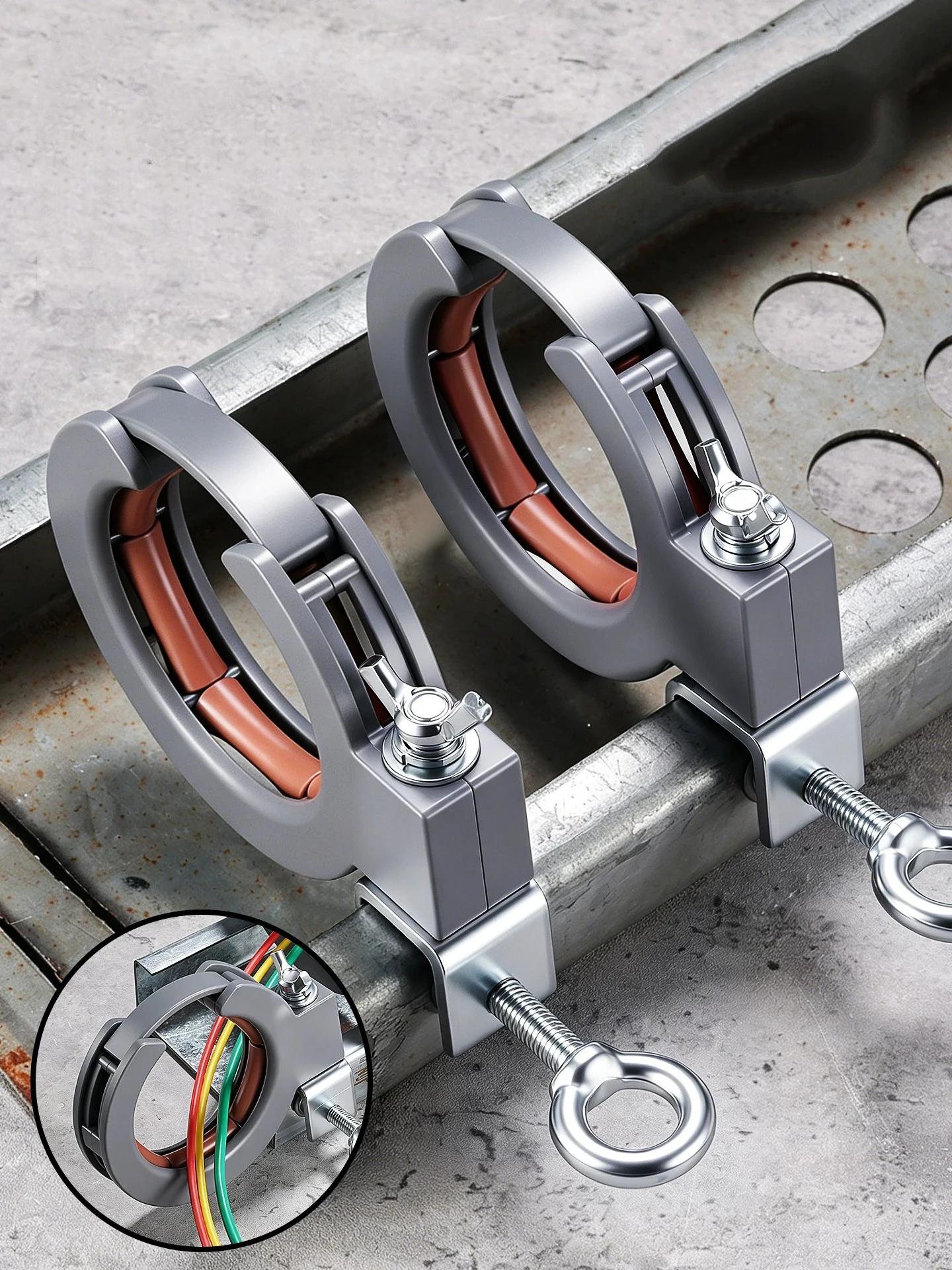 Cable Tray Bridge Pulley Threading Garage Ceiling Integrated Wiring Cable Laying Wire Guide Fixation Construction Auxiliary Tool
