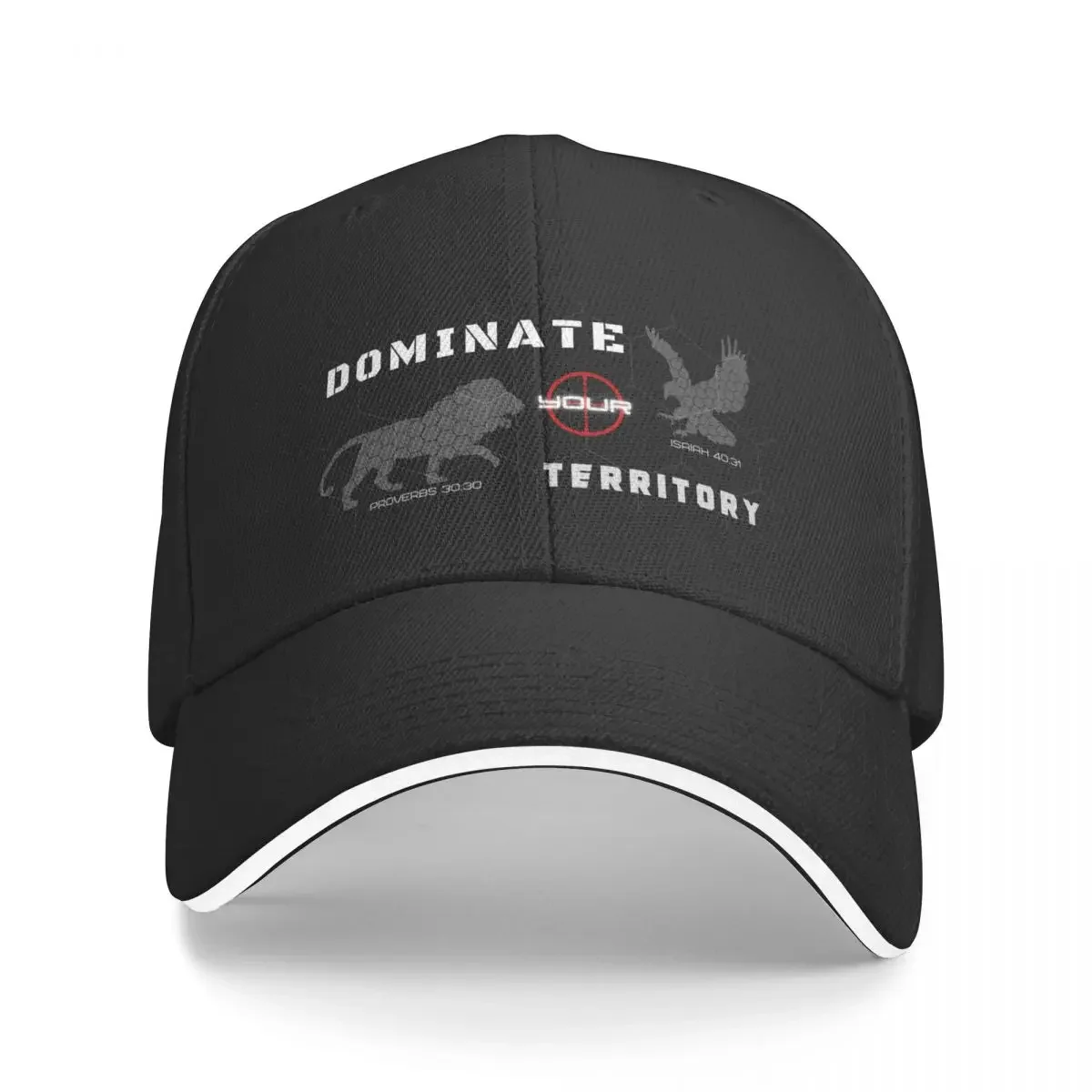 

JRB Designs - Dominate Your Territory (Proverbs 30:30, Isaiah 40:31) Baseball Cap western Hat Sun Hats For Women Men's