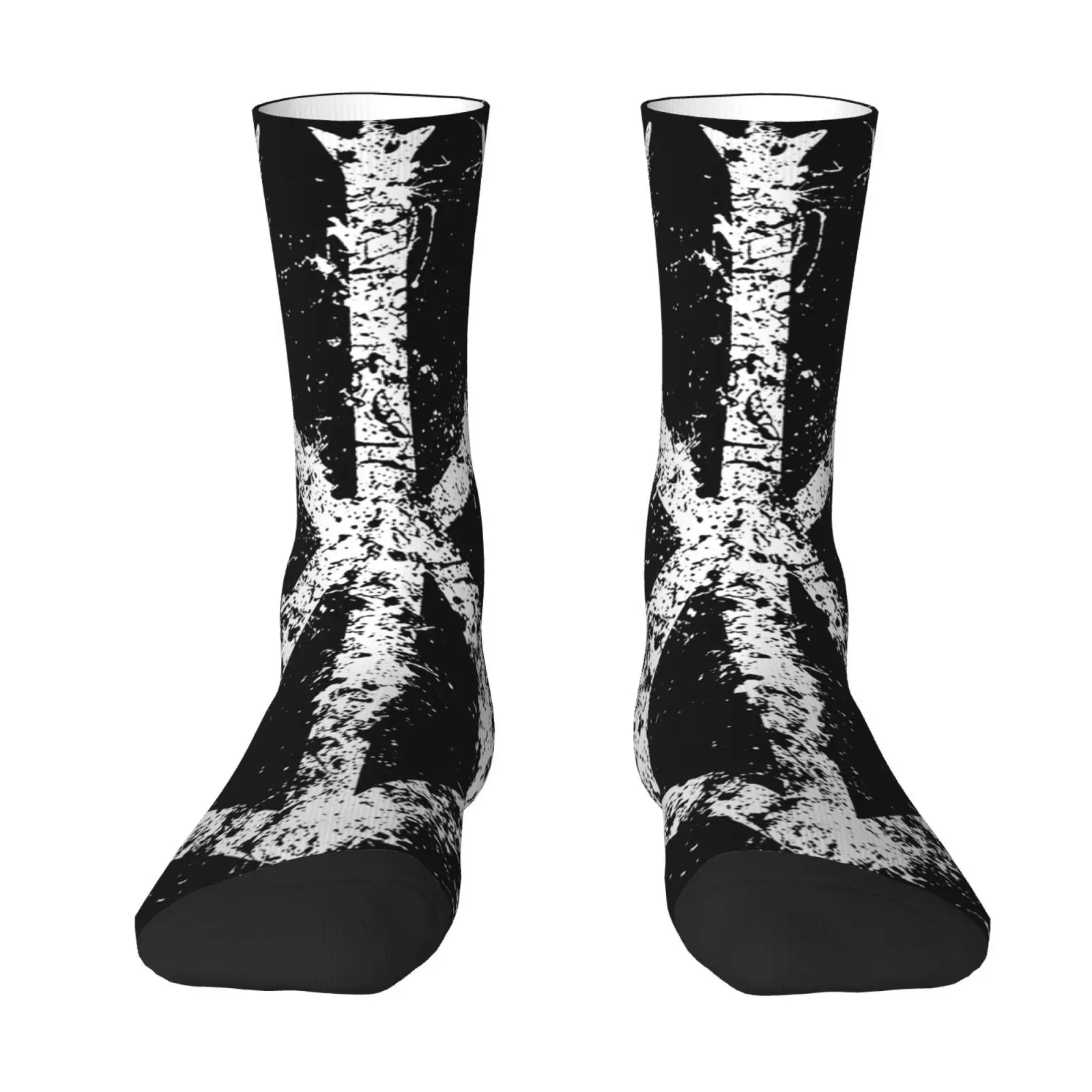 

Imprinted Warrior Tattoo Pattern Novelty Crew Socks Comfy Breathable Casual Soft Warm Socks Ideal Gifts for Friends All Season