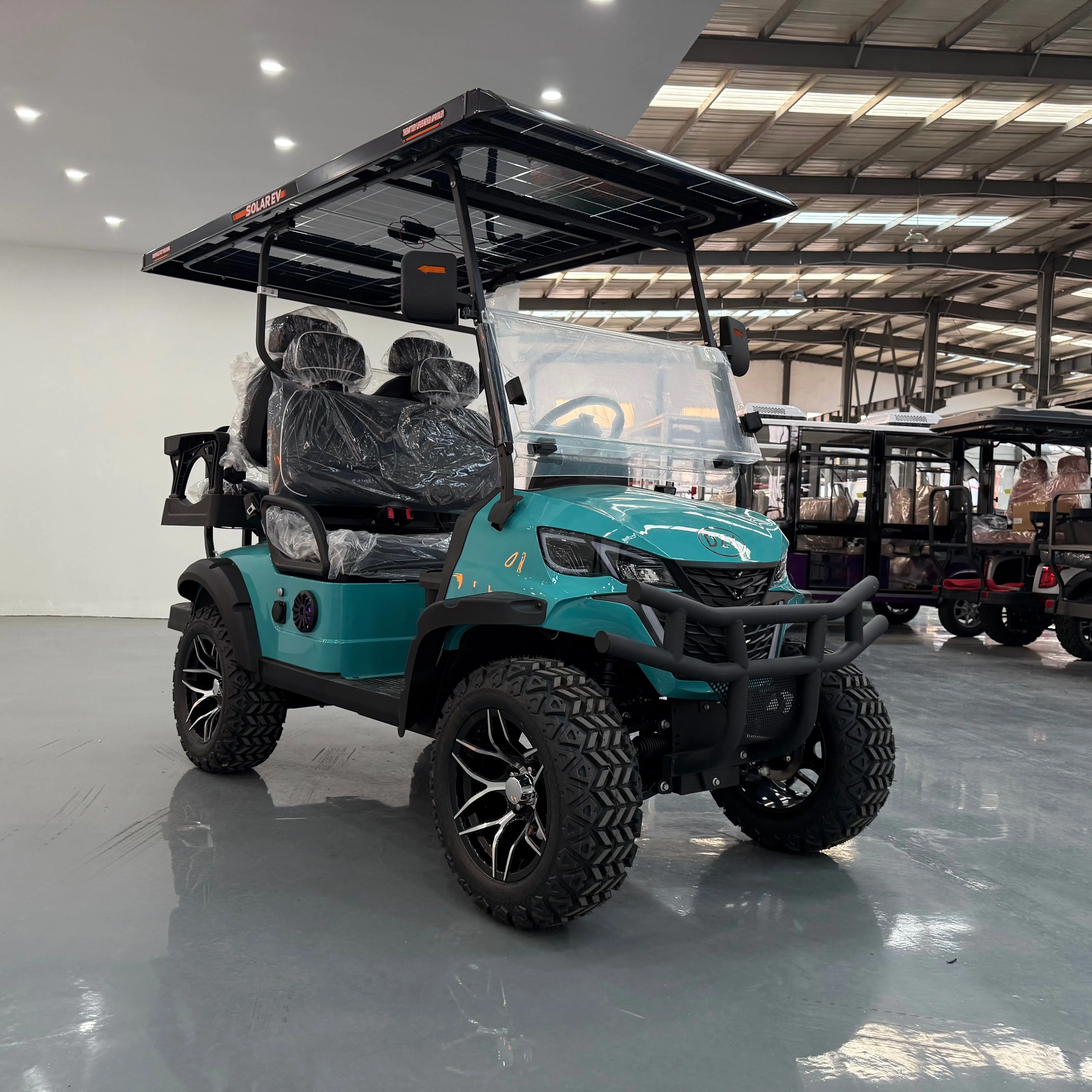 2026 Customized Portable Hunting Style Cheap 6 Seat Electric Golf Cart electric golf cart lithium battery golf cart buggy