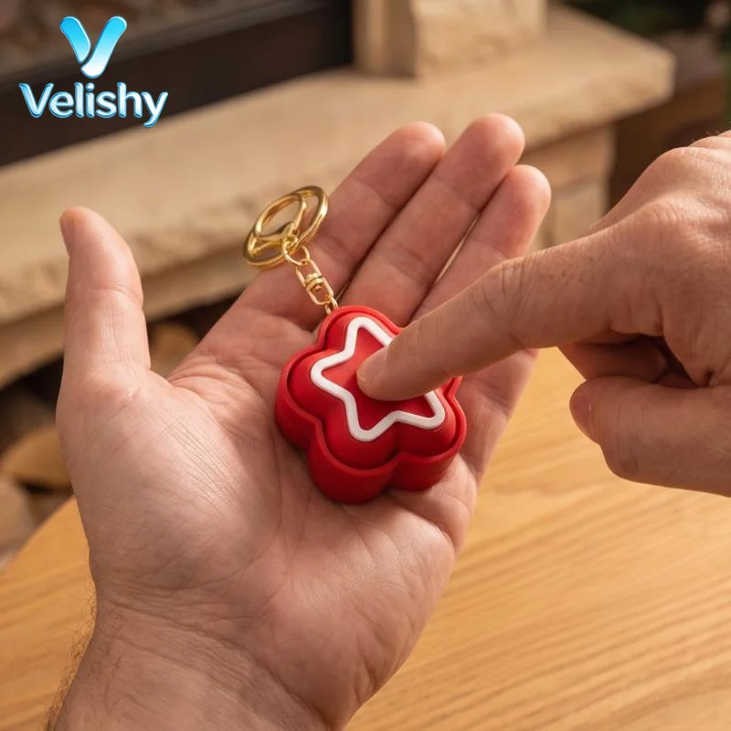 【!】3D Printed Christmas Cookie Family Keychain Cute Backpack Pendant Environmentally Friendly PLA Ideal Personal Gift