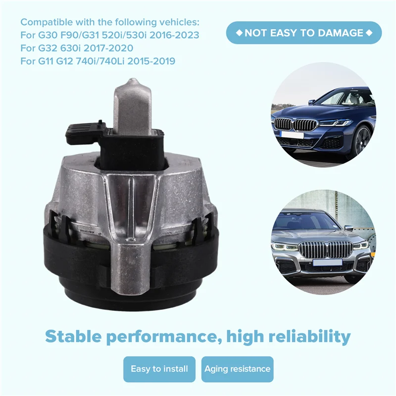 

22116860487 Car Left Engine Mount Bracket For BMW G30 F90/G31 520I/530I 2016-2023 G32 630I G11 G12 740I/740Li 2015-2020-L94A