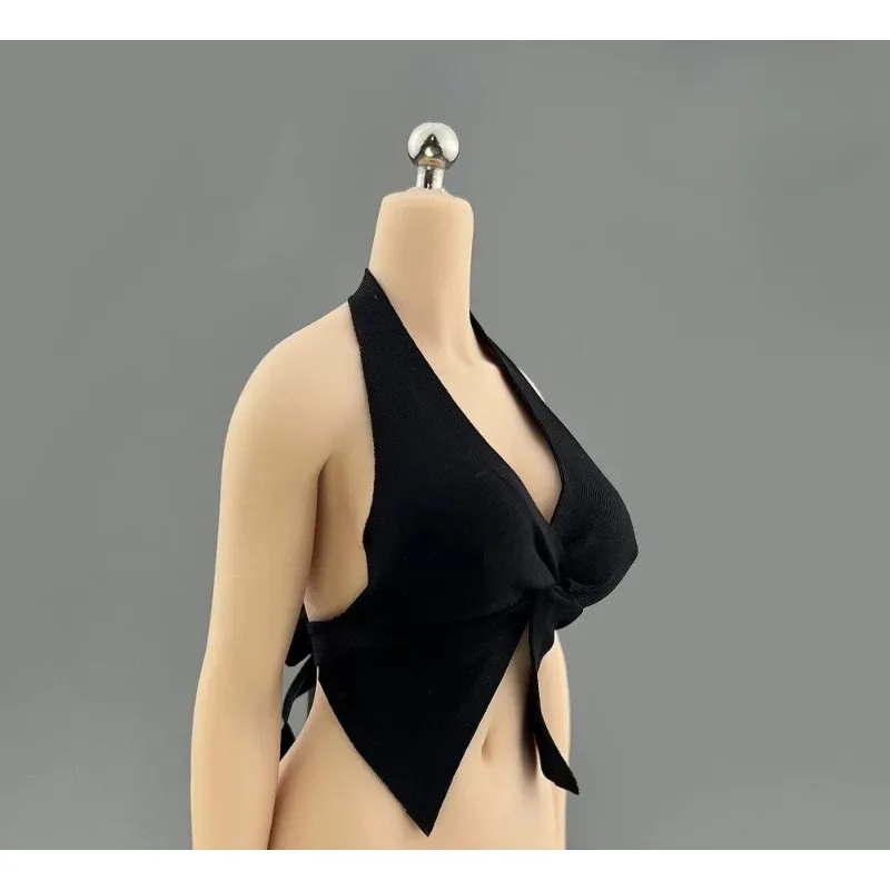 

In Stock XRF XG03 1/6 Scale Female Sexy Knot Around The Neck Elasticity Tops Clothes Model for 12'' Action Figures Body Decor