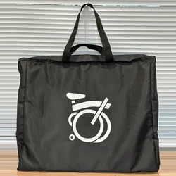 Bolsa de mano para bicicleta plegable, caja de almacenamiento, rodamiento de peso, 30kg, adecuado para accesorios Brompton