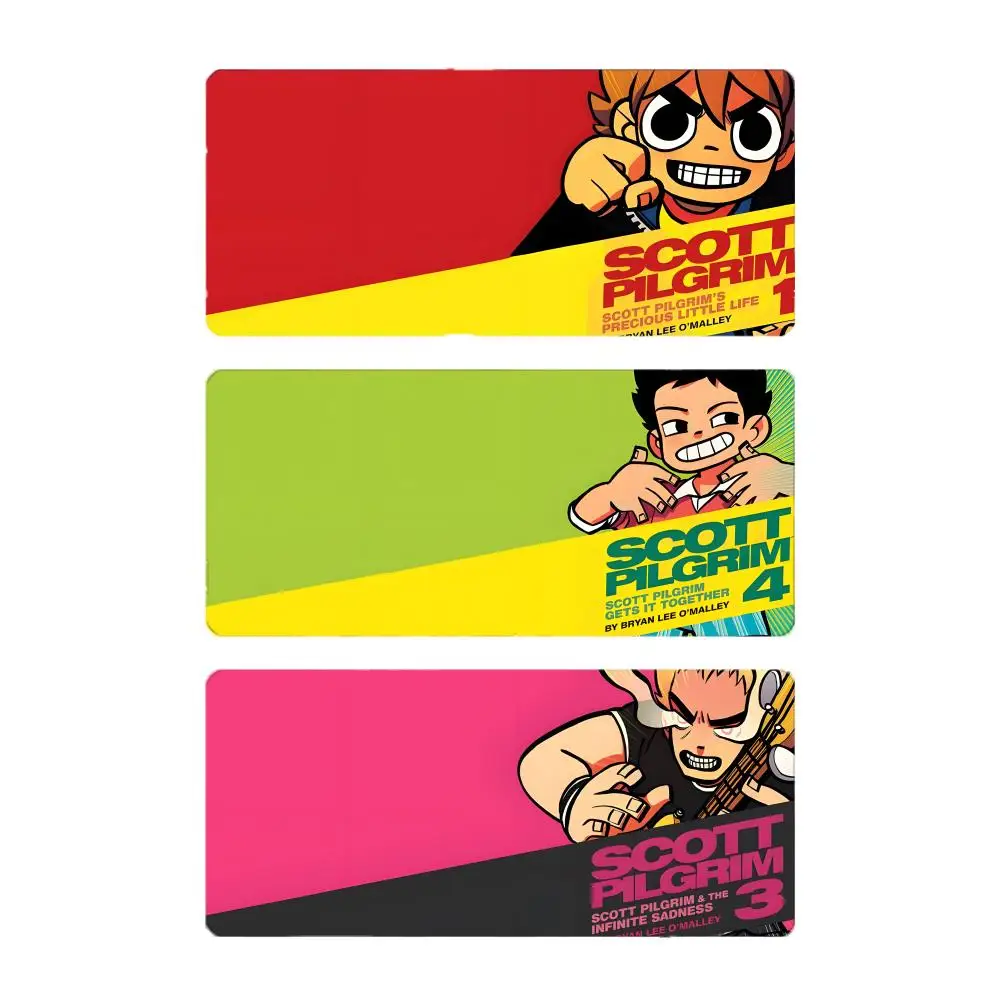 Fun Cool Movie S-Scott Pilgrim vs. the World Mouse Pad Mousepad Large Gaming LockEdge Thickened PC Table Desk Mat