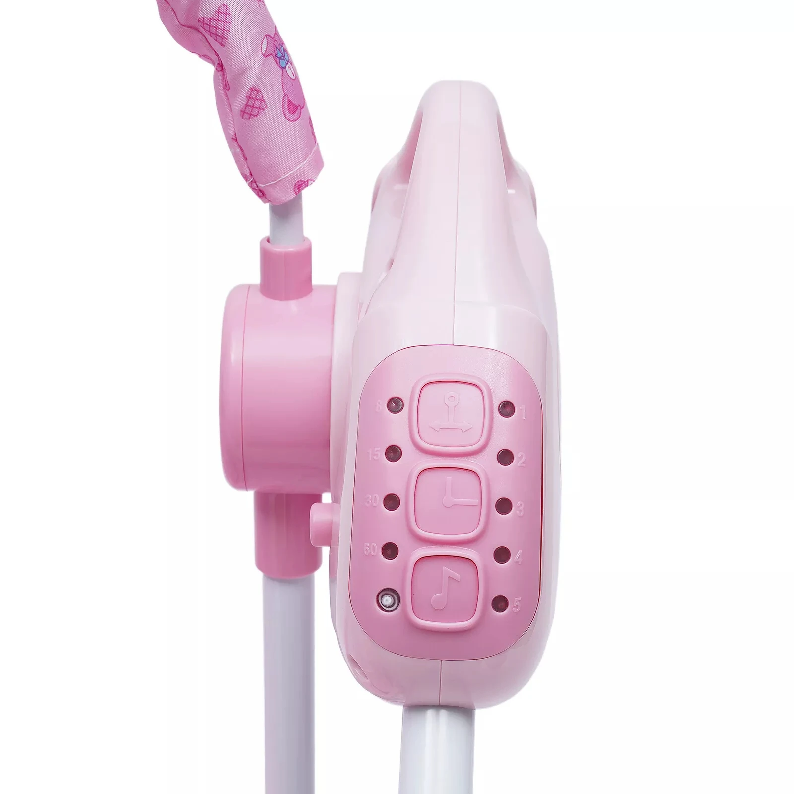 Berço elétrico do bebê berço com balanço automático, rosa cama recém-nascido, berço do sono e Mat