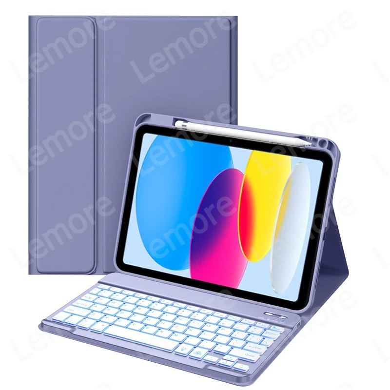 Funda For Redmi Pad 2 Case with Pencil Holder Backlit Wireless Magnetic Keyboard Cover for Reddmi Pad 2 Keyboard Case 2025 Funda