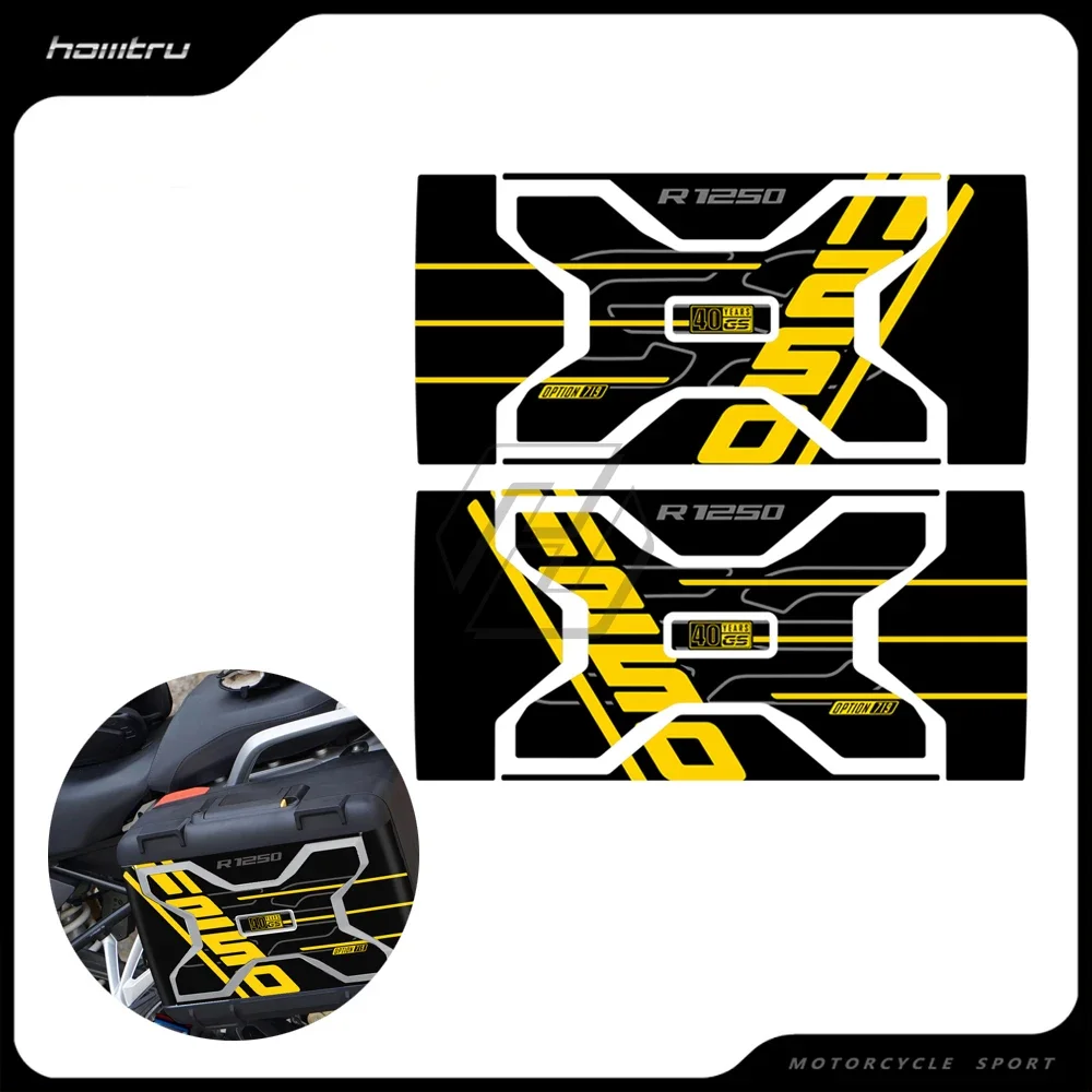 

For BMW Motorrad Vario Case Sticker For R1250GS R1200GS 2013-2020 Motorcycle Decals 40th Anniversary Decoration