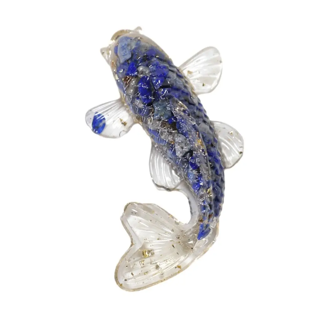 Crystal Crystal Gravel Carp Ornament Home Decoration Goldfish Gifts Drip Gel Small Fish Ornaments Resin Epoxy Desktop Jewelry