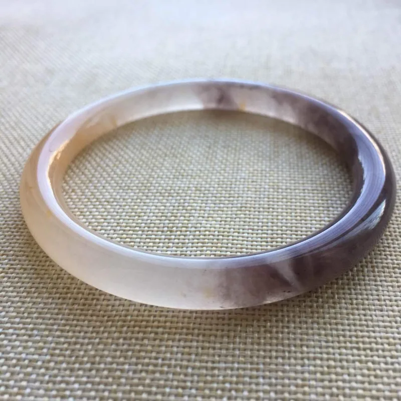 

Golden silk jade round bracelet violet ladies jade bracelet