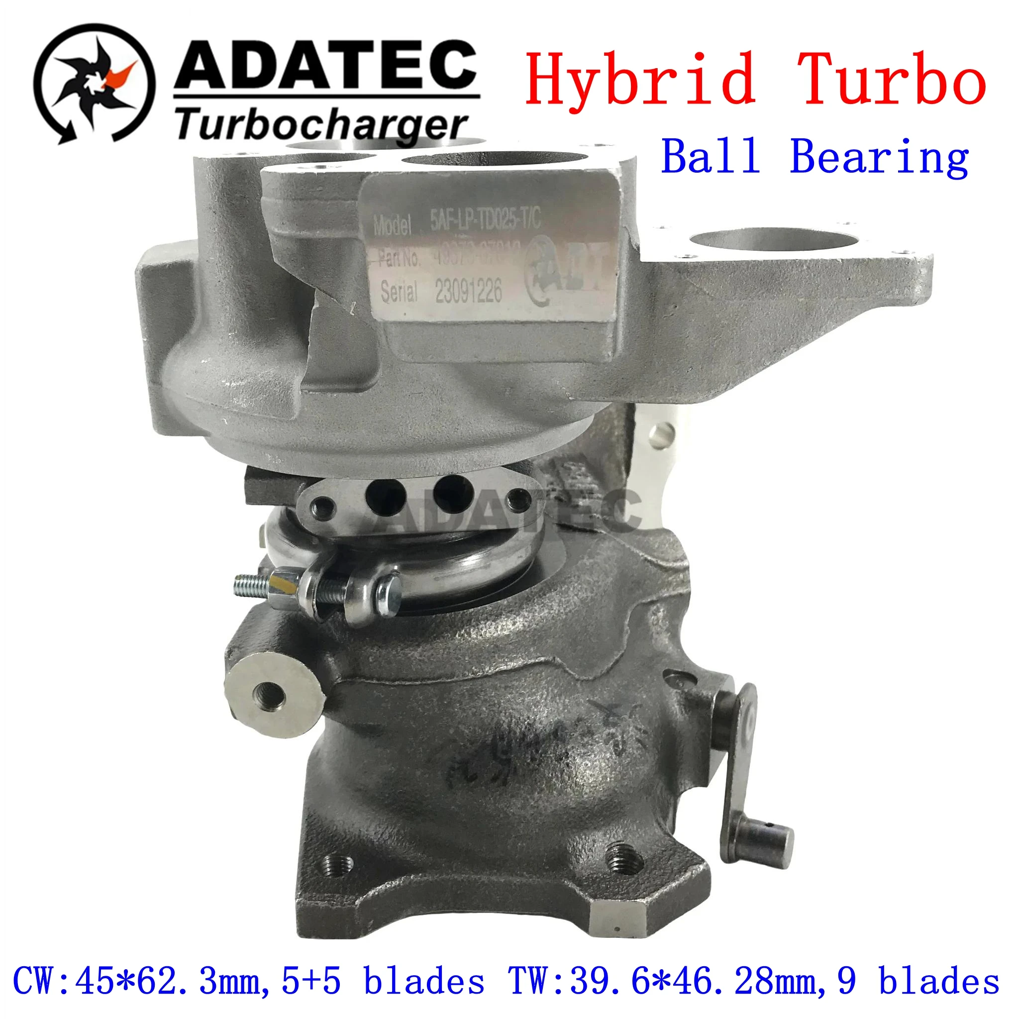

49373-07012 Upgrade Turbine TD025 189005AAA01 200-250HP Hybrid Turbo for Honda CRV Civic 1.5 T L15B7 2SV 2HX 2015-