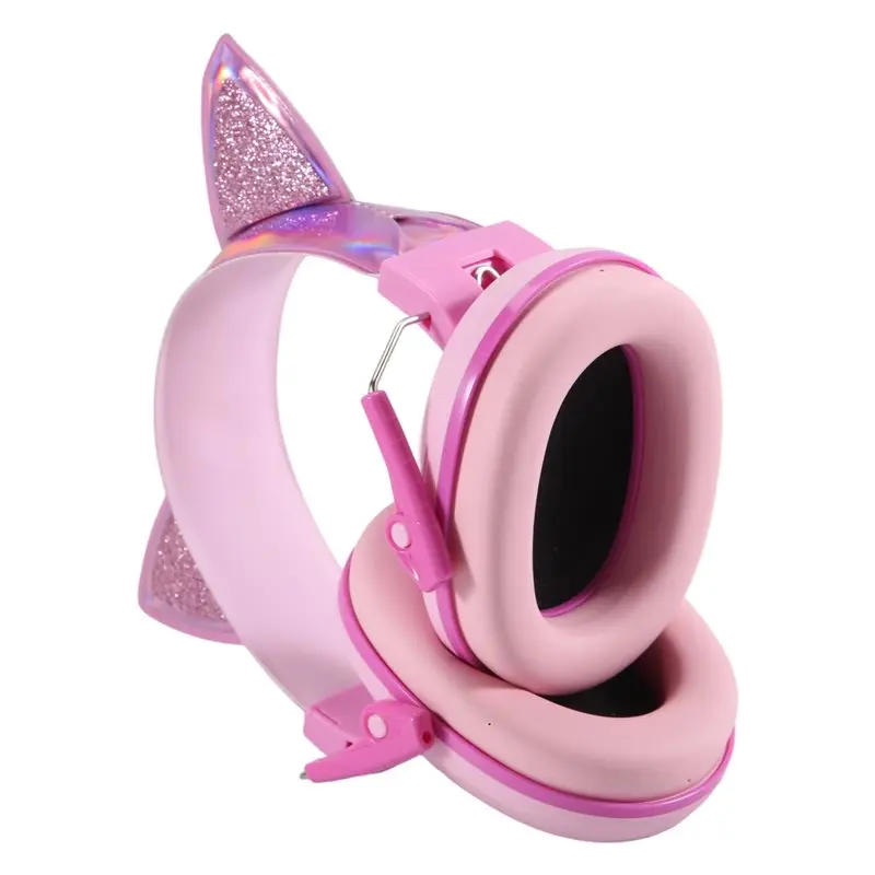 pink-cat-ears-kids-earmuffs-adjustable-anti-noise-hearing-protector-for-children-for-study-sleep-noise-cancelling-eco-friendly