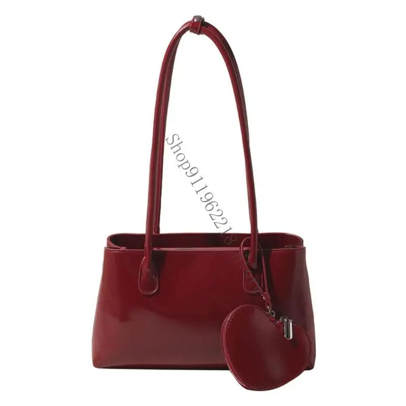 Túi vai dành cho phụ nữ Slings da PU Hoboes Túi xách Retro Ly hợp ví với dây kéo đóng cửa cho bữa tiệc buổi tối 066F