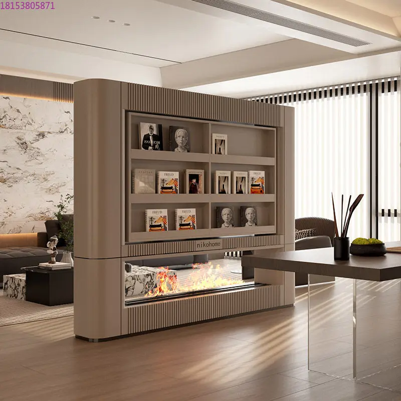 Living room partition cabinet 360 ° optional TV cabinet Hotel special partition floor TV cabinet