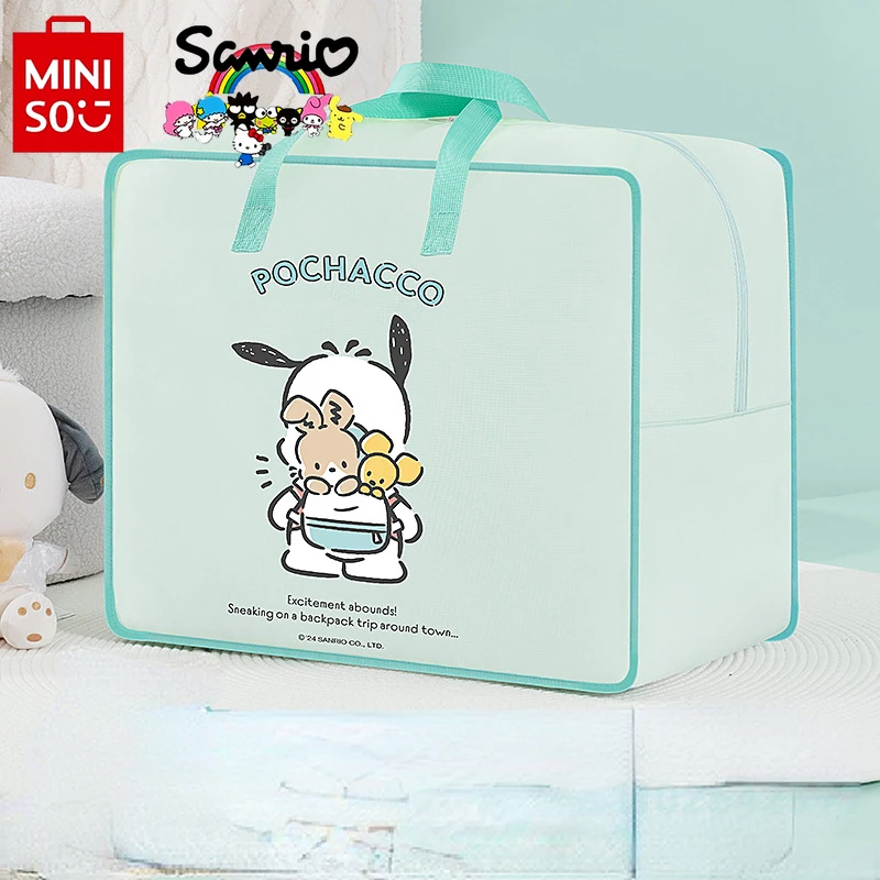 MINISO Home Storage Bag Fashionable and High Quality Women's Multi Functional Handbag Cartoon Large Capacity Moving Luggage Bag