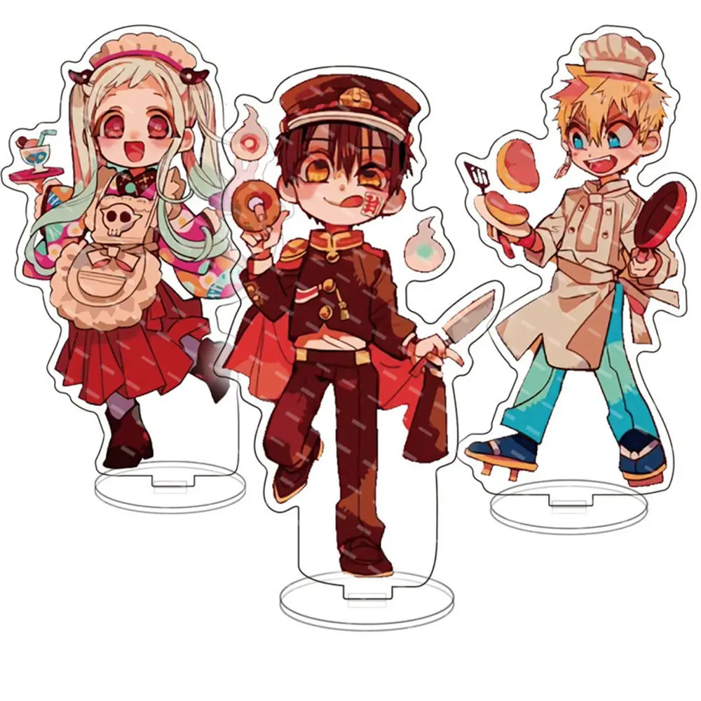 Nuevas figuras de Anime Hanako-kun con tapa para inodoro Yashiro Nene Mitsuba Sosuke soportes acrílicos soportes acrílicos decoración de escritorio regalo bonito