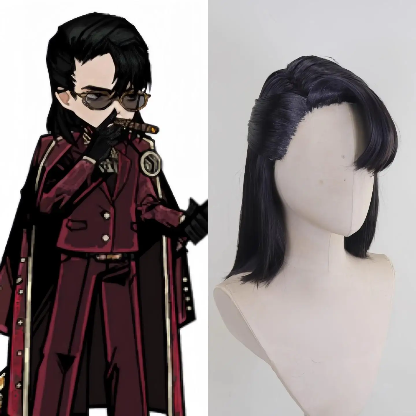 Eastern Thumb Commander Leiheng & Meursault cosplay wig custom-made – Limbus Bus