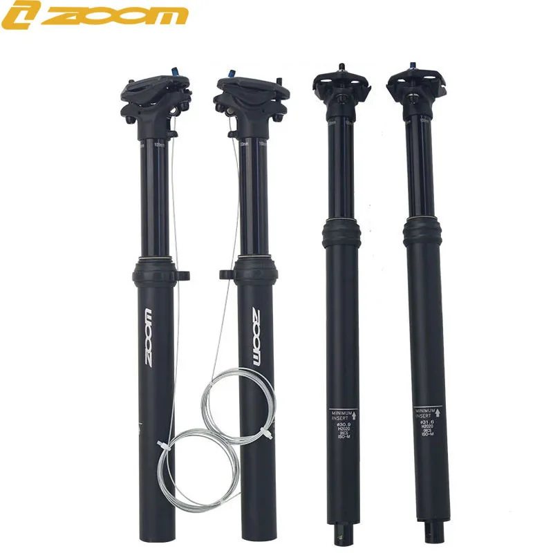 

ZOOM Wire-Controlled 30.9mm/31.6mm Hydraulic Lift Seatpost Mountain Lnternal And External Wiring Bike Hydraulic Seatpost