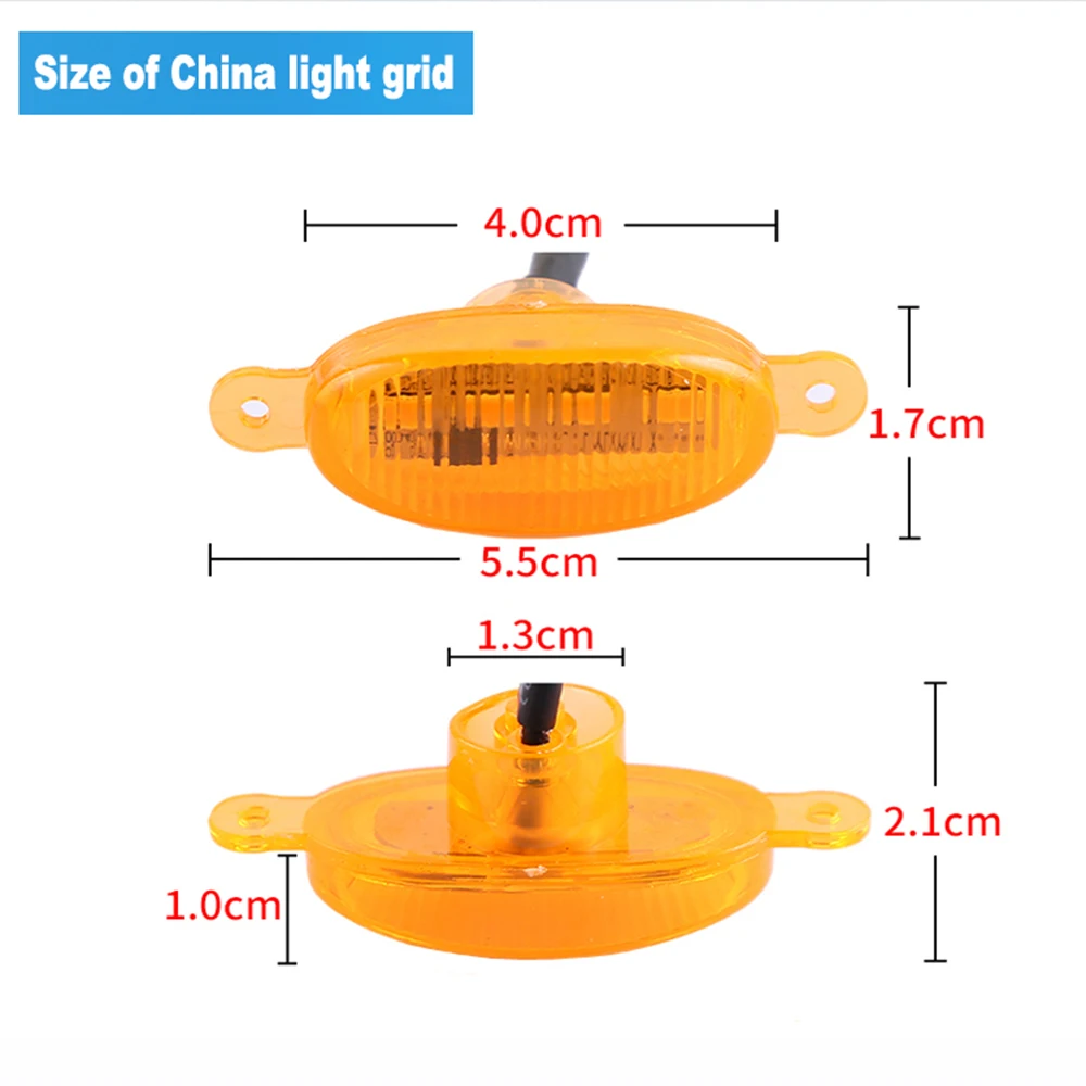 4PCS Car Light LED Front Grille Light Running Lights For GMC Sierra 1500 2019-2021 Car Accessories