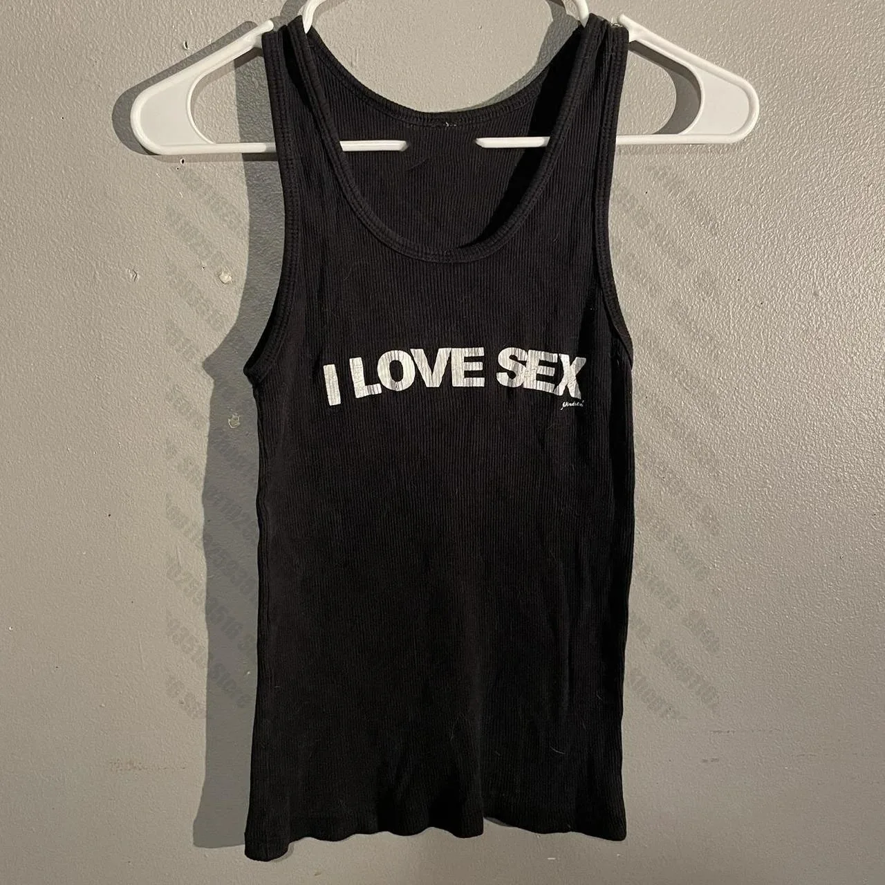 I LOVE SEX Ribbed Tank Streetwear Trendy New Model personality Clothes Year round clothing Unisex Short Sleeves high quality top