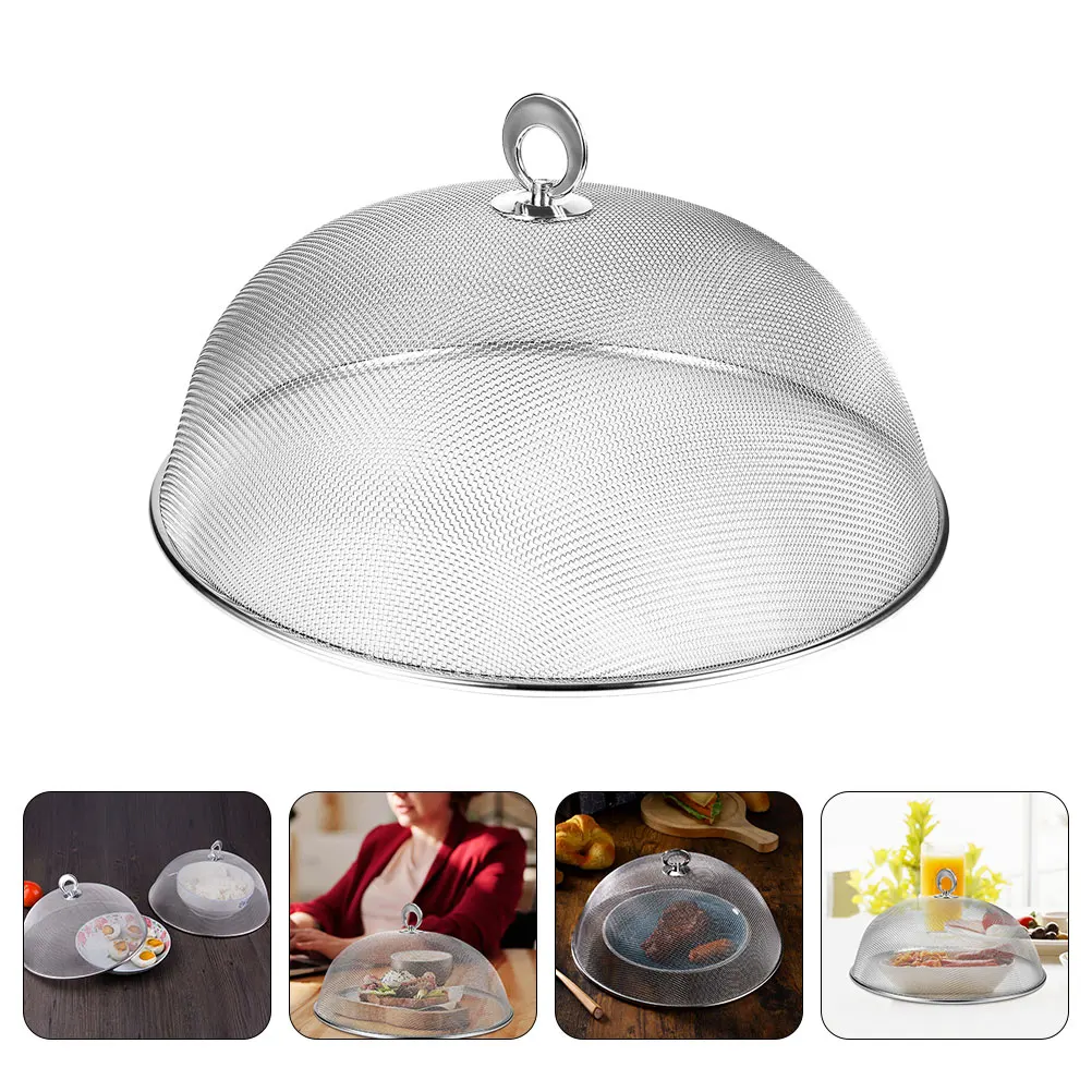 

Mosquito Proof Dust Proof Stainless Steel Mesh Food Cover for Outdoor BBQ Picnic Kitchen Use Household Food Protector