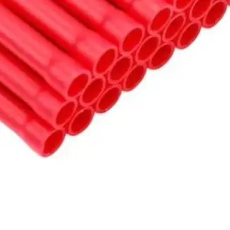 200Pcs BV1.25 BV2 BV5 Heat Shrink Crimp Terminals Red Blue Yellow Wire Connectors For Automotive Industrial Electrical Wiring