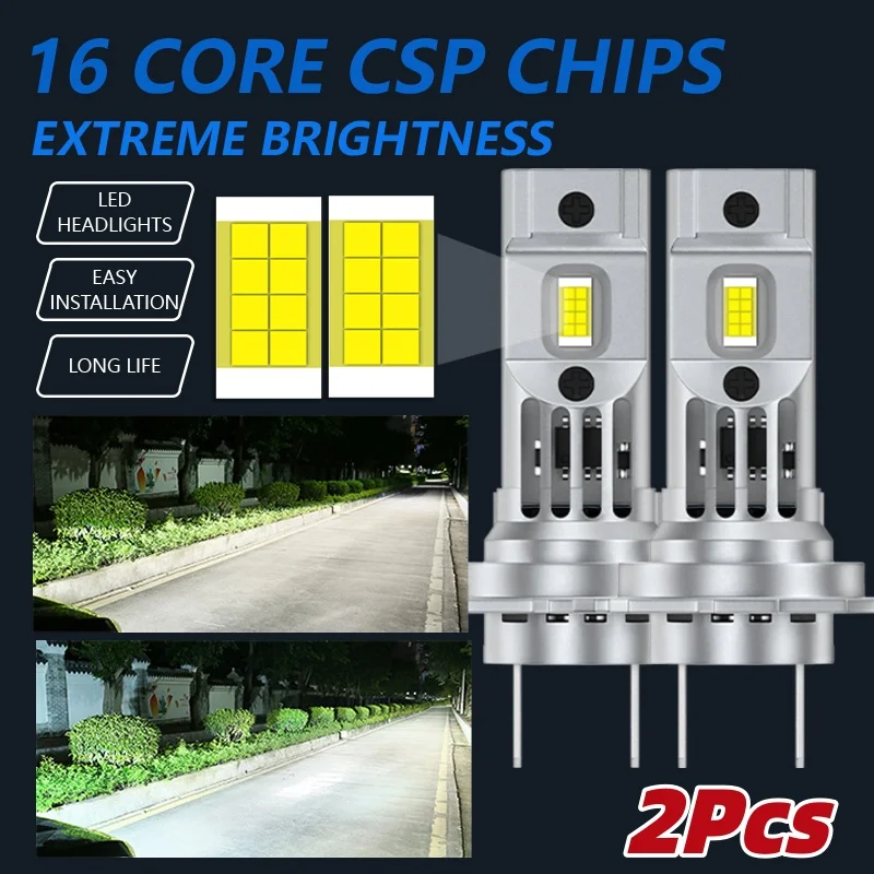 For Kawasaki Z900 Z800 Z250 Z1000 LED Motorcycle Plug-and-Play Headlight High/Low H7 12V White