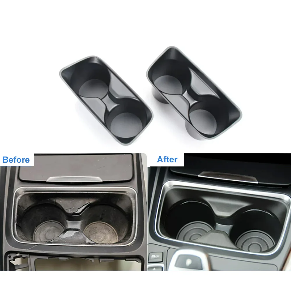 For BMW 3 4 Series F30 F31 F34 F35 F32 F33 F36 F82 Car Center Console Water Drink Cup Holder Insert Removable Cover 51169218925