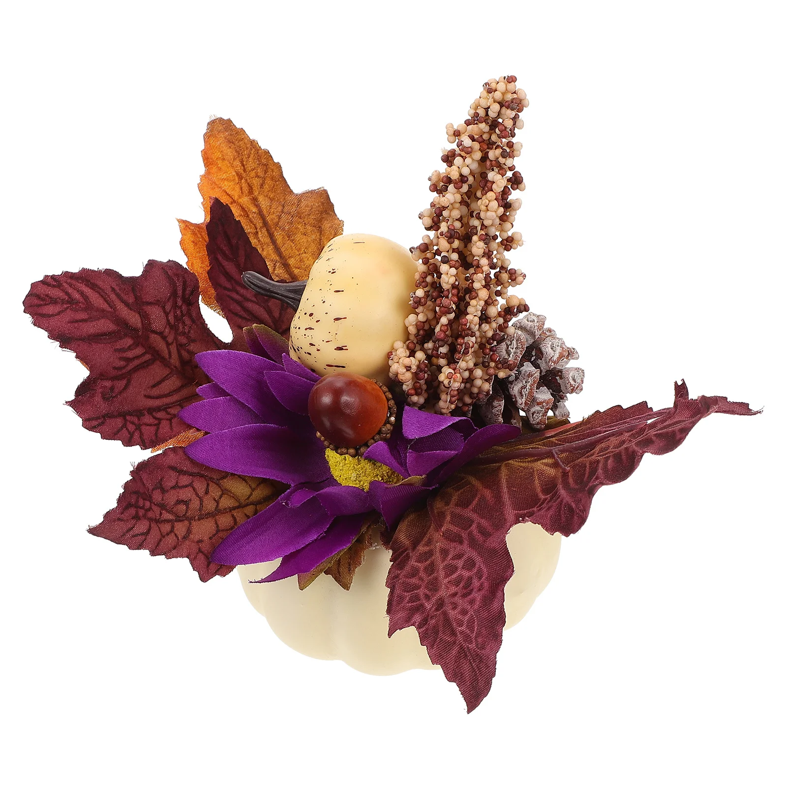 

Halloween Pumpkin Decoration Vibrant Beautiful Festival Home Party Table Adornment Indoor Use Exquisite Holiday Decor