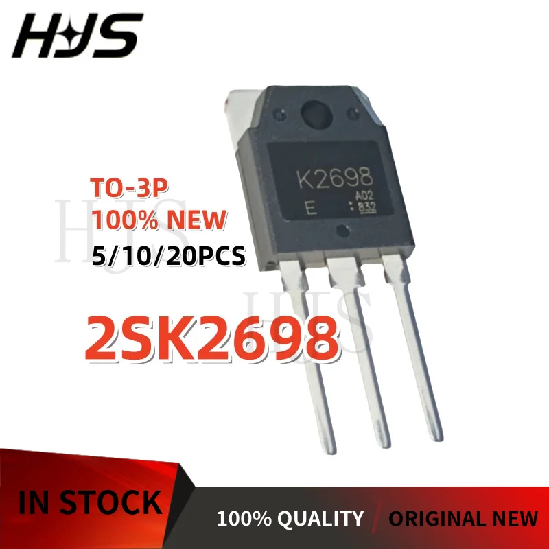 5-20PCS K2698 2SK2698 TO-3P MOSFET Field effect tube Transistor Brand New In Stock