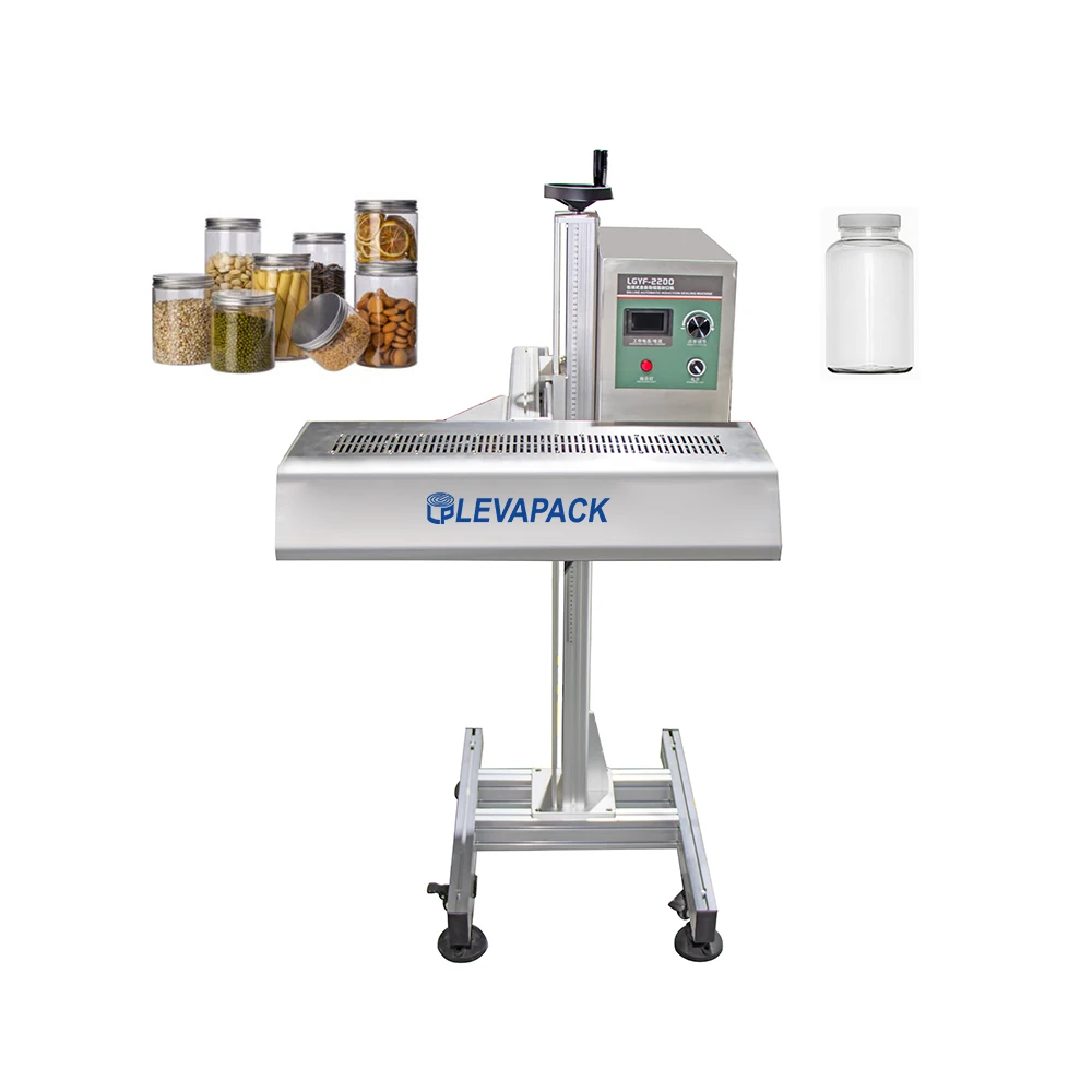 Low Cost Protein Powder Plastic Bottle Food Can Aluminium Foil Sealing Machine Induction
