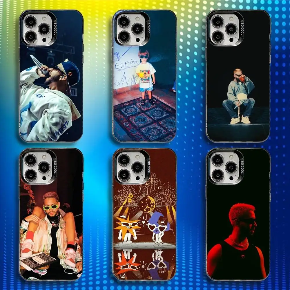 

M-Mora Estrella Singer Phone Case For iPhone 16,15,14,13,12,11,Mini,Pro,SE,MAX White Matte Shockproof Cover