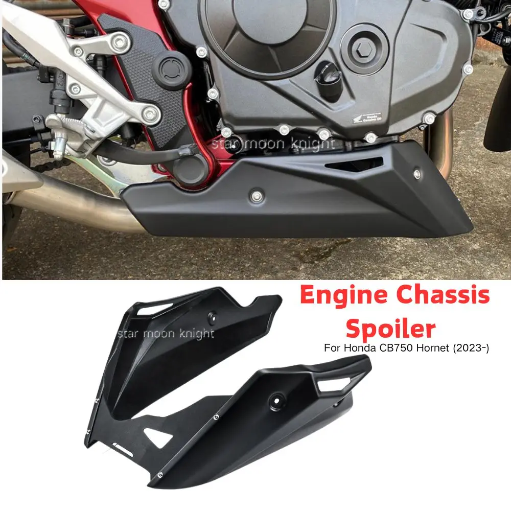 

Motorcycle Accessories Belly pan Bellypan Lower Engine Chassis Spoiler Fairing For Honda CB750 Hornet CB 750 2023-