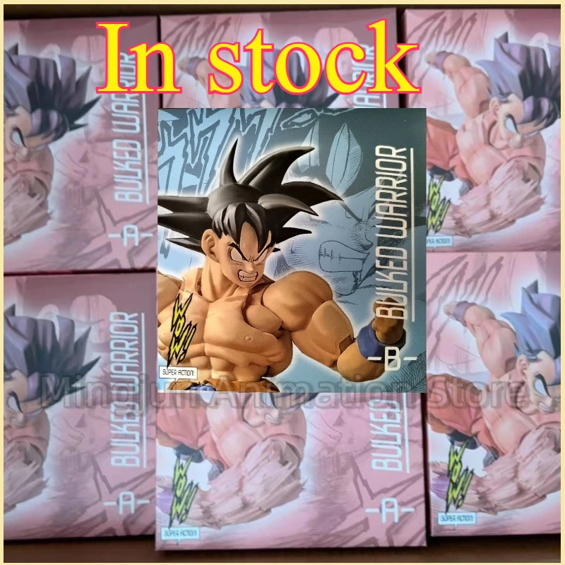 En Stock Wow Super Action Studio Son Goku figura Dragon Ball Z SHF Super Saiyan Son Goku Kaiouken Anime figura de acción