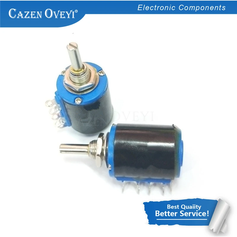 2pcs/lot WXD3-13-2W 5K6 ohm 5.6K WXD3-13 2W Rotary side Rotary Multiturn Wirewound Potentiometer In Stock
