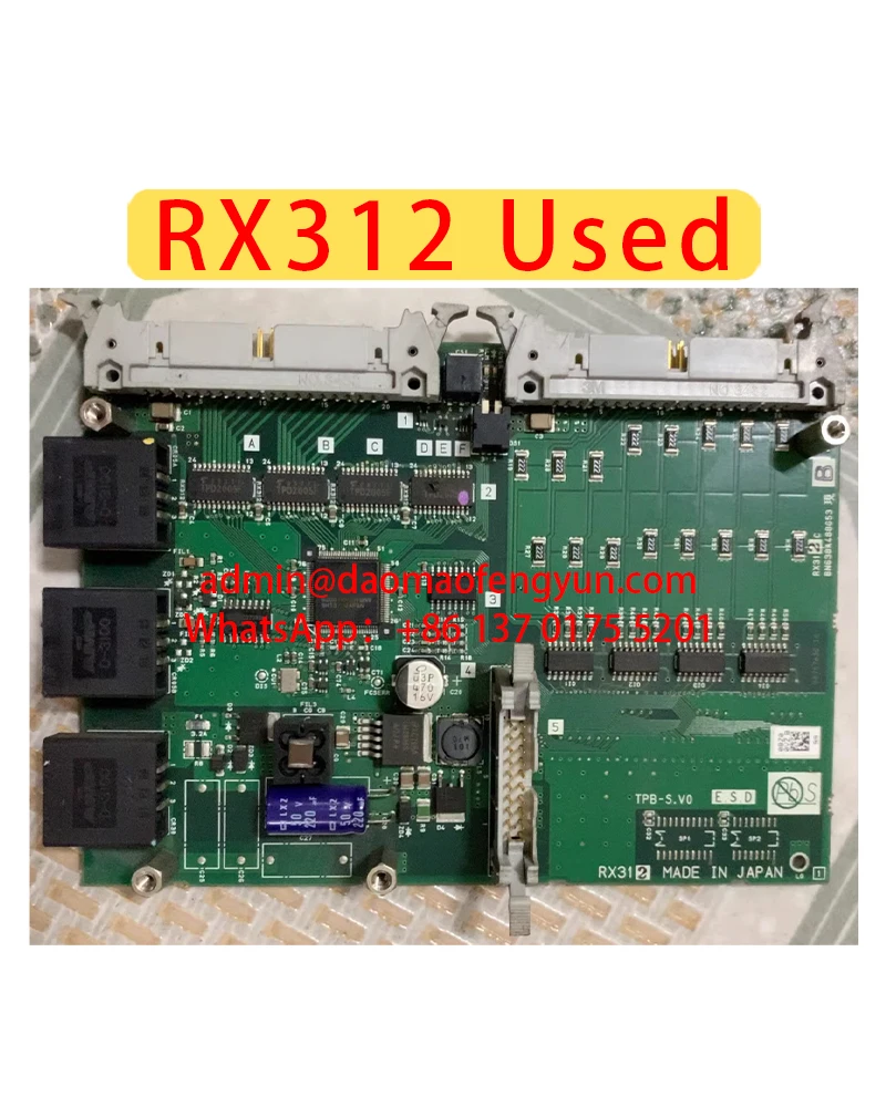 

RX312 Б/у платы управления, печатные платы, платы ввода-вывода, быстрая доставка