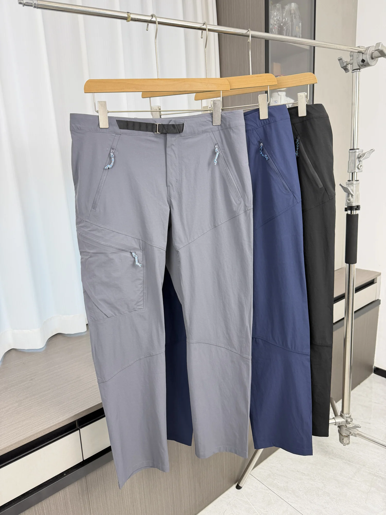 Quick Dry Comfortable Outdoor Sports Lightweight Waterproof Breathable Men's Spring Summer Casual Pants Trendy Straight Leg