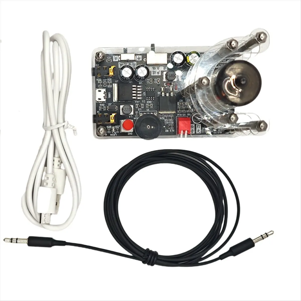 A72Z New USB 5V Music Spectrum Light, 6E2 Cat'S Eye Tube Driver Board, Audio Spectrum VU Level Indicator