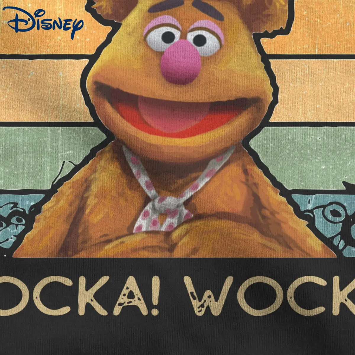 Men  Fozzie Wocka Bear Muppet Show T Shirt  100% Cotton Clothing Funny Round Collar Tees Plus Size T-Shirts