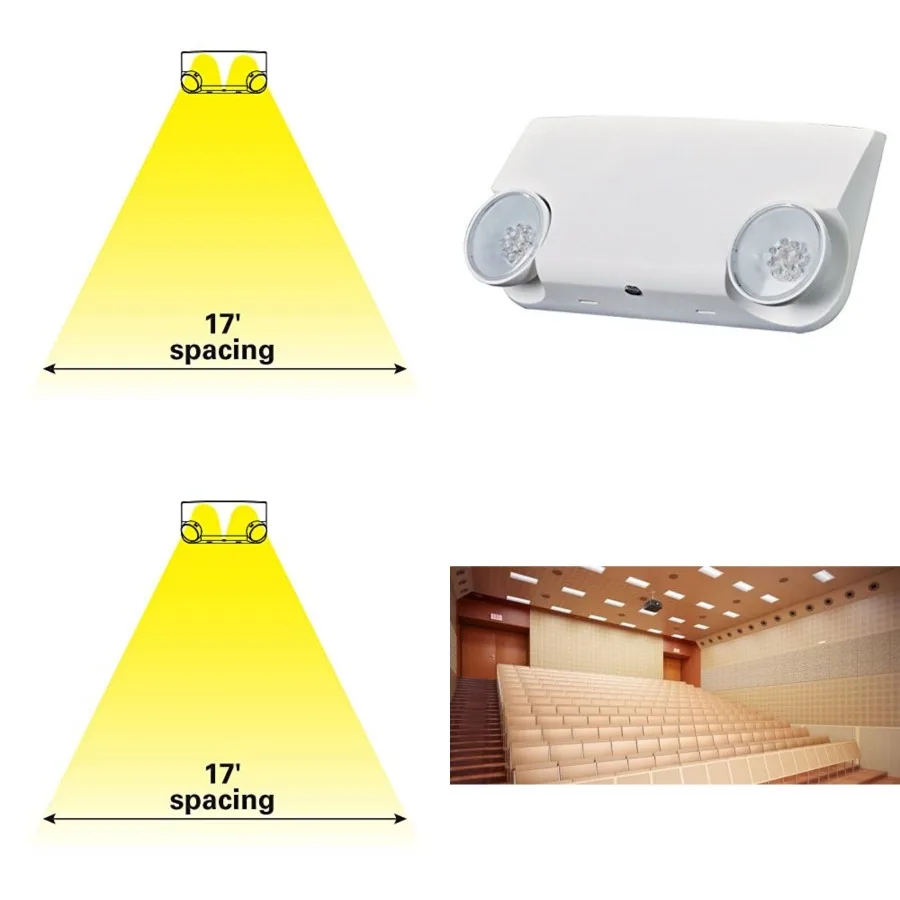 ALL-PRO Emergency APEL 3.6-Volt 0.78-Watt LED Light Head, White