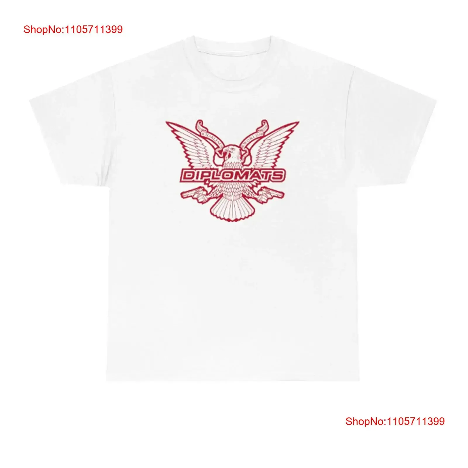 Diplomats Dipset Solid Color Emblem T Shirt Many Different Combos Available long or short sleeves vintage Washed