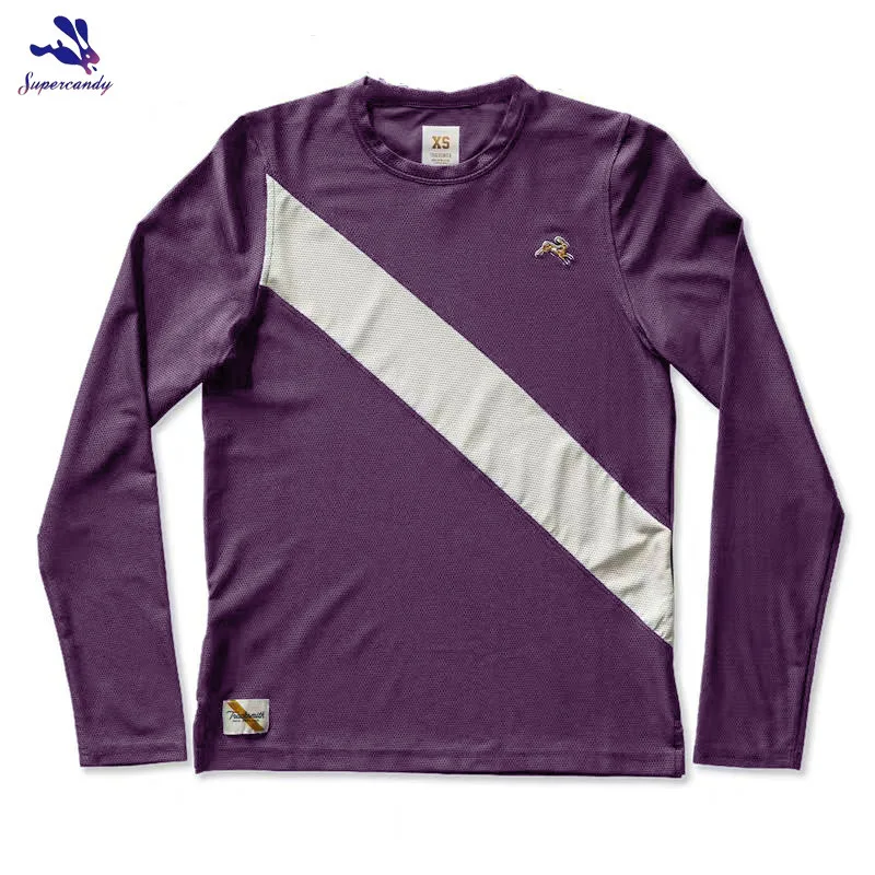 Tracksmith Running Rabbit Women's VC Series Marathon Land Run Retro Quick-Dry Casual Running Sports Long Sleeve