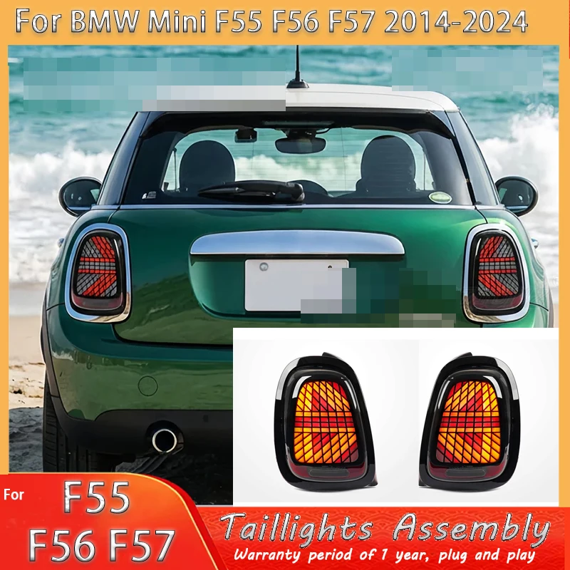 

Светодиодный задний фонарь для BMW Mini Cooper F55 F56 F57, стильный дизайн, управление через приложение, дизайн в стиле Union Jack.