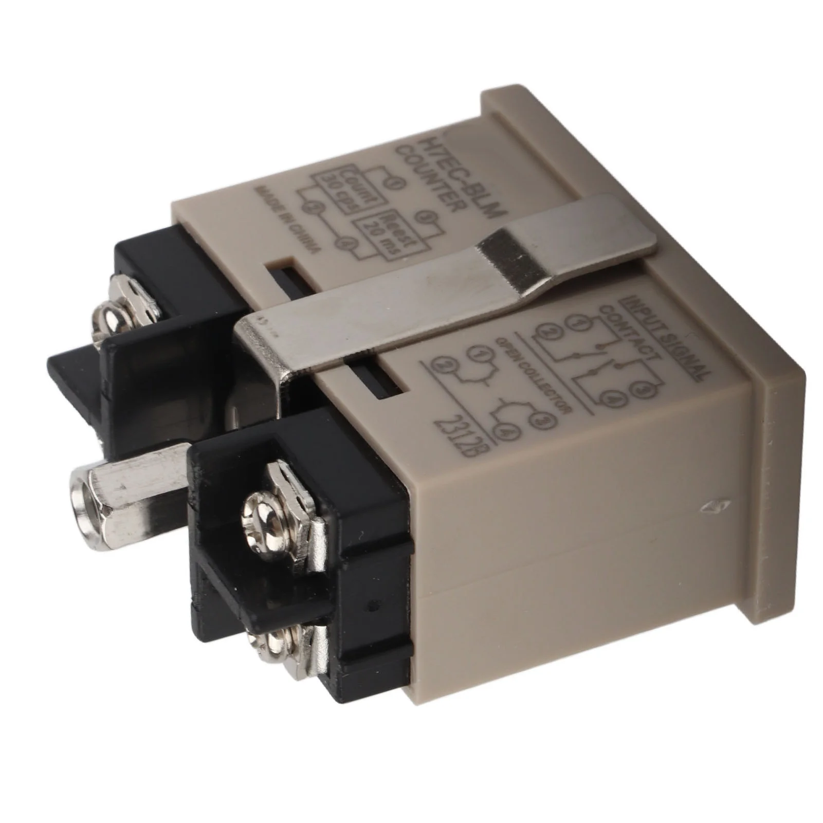 H7EC BLM Digital Electrical Counter Totalizer Without Voltage Input with 6‑Digit LCD Display