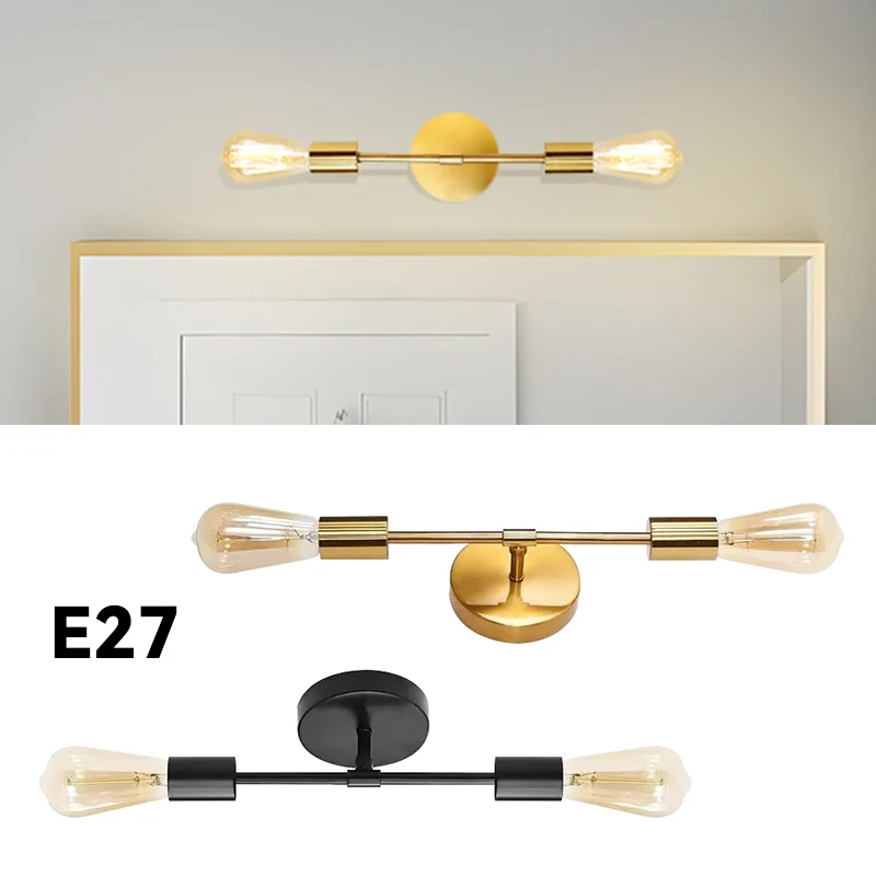 2 Heads Wall Lamps Decor Modern Nordic Wall Light Fixtures Corridor Aisle For Living Room Bathroom Indoor Lighting Sconces