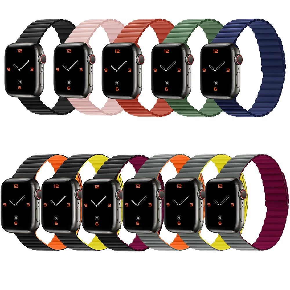 Watch Strap Wrist Band for Apple Watch Series 10 46mm / Ultra 2 Ultra 49mm / 9 8 7 45mm / SE (2023) SE (2022) SE 6 5 4 44mm