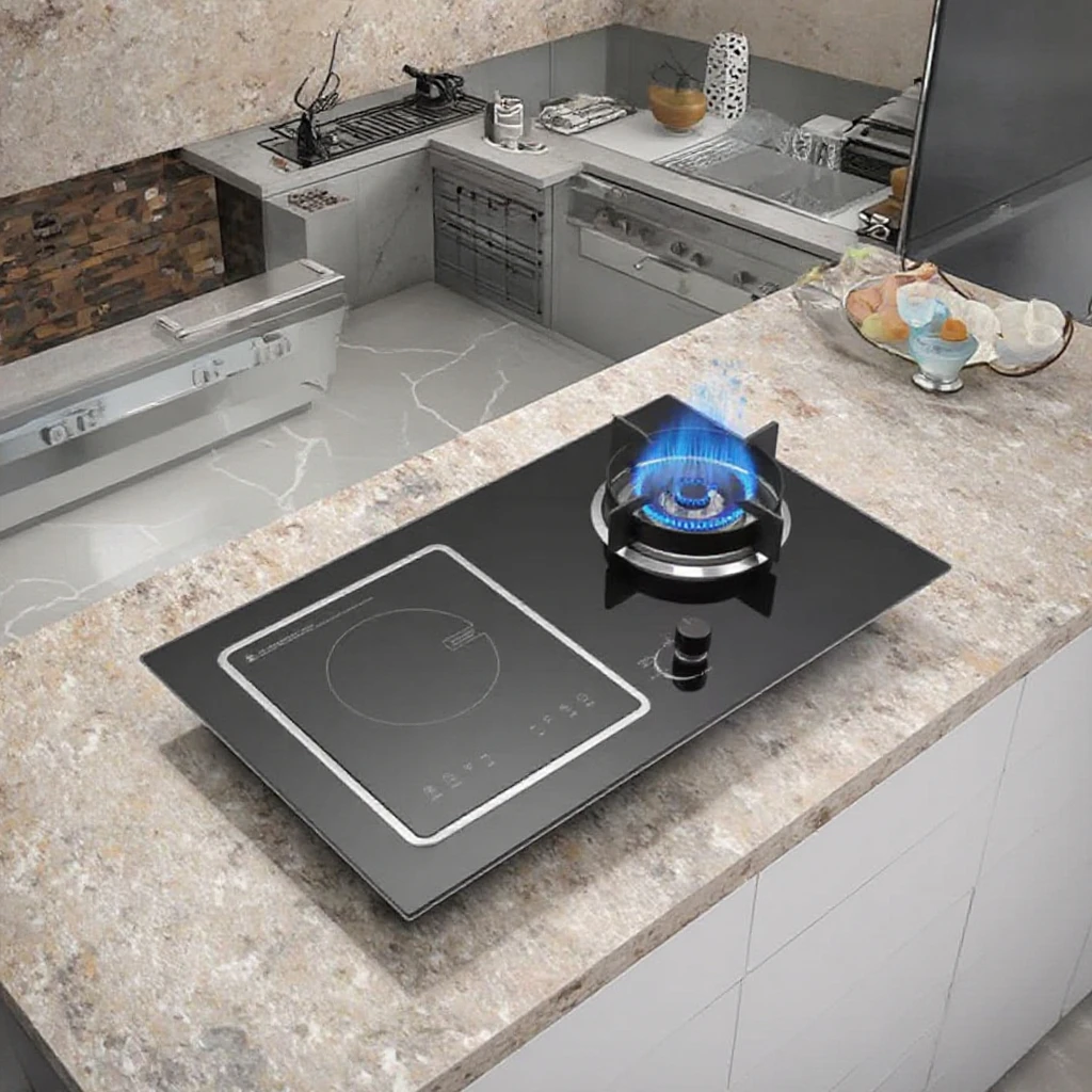 

Dual-Purpose Household Gas-Electric Kitchen Induction Cooker Embedded Gas Stove For Hotels