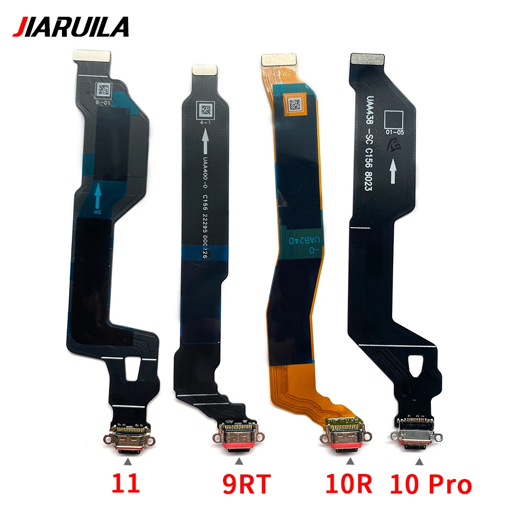 Puerto de carga USB tipo C para Oneplus 9 Pro 9R 9RT 10 10R 11, Conector de base, Cable flexible, piezas de montaje de repuesto